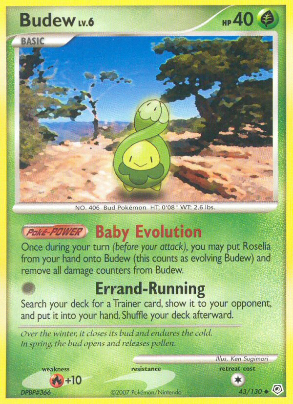 Budew (43/130) [Diamond & Pearl: Base Set] | Shuffle n Cut Hobbies & Games