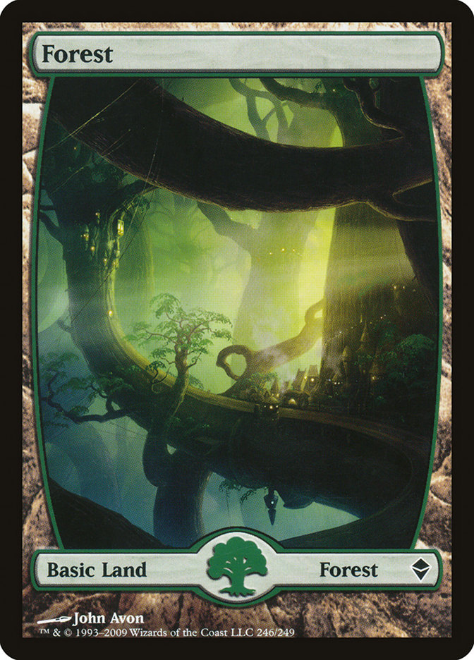 Forest (246) [Zendikar] | Shuffle n Cut Hobbies & Games