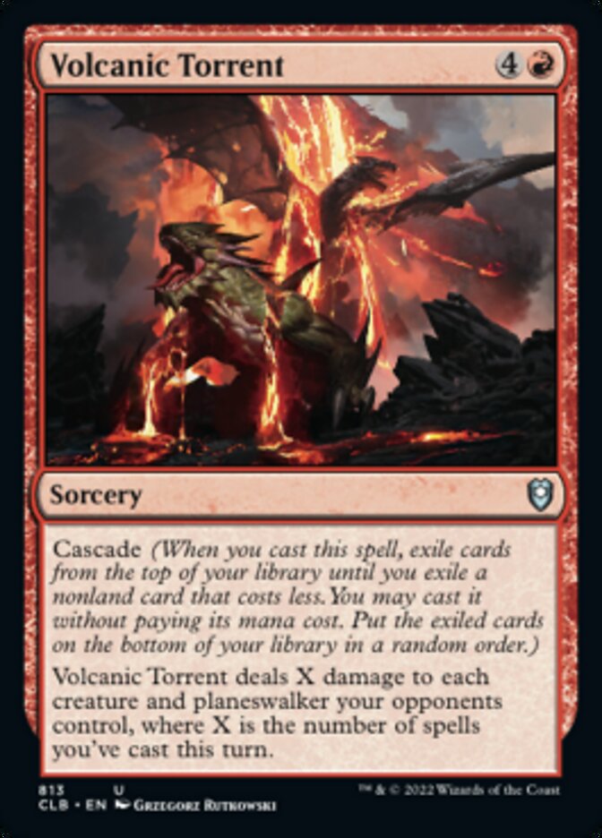 Volcanic Torrent [Commander Legends: Battle for Baldur's Gate] | Shuffle n Cut Hobbies & Games