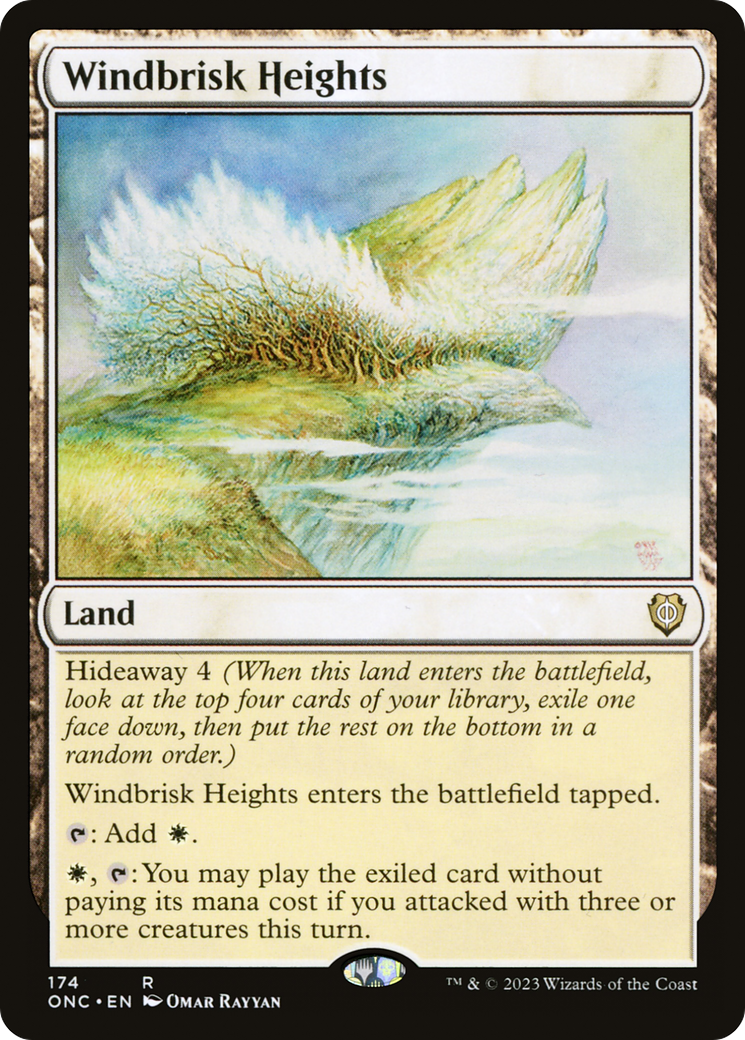 Windbrisk Heights [Phyrexia: All Will Be One Commander] | Shuffle n Cut Hobbies & Games