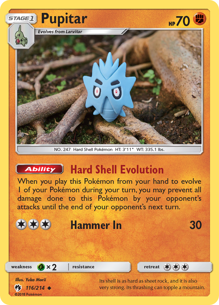 Pupitar (116/214) [Sun & Moon: Lost Thunder] | Shuffle n Cut Hobbies & Games