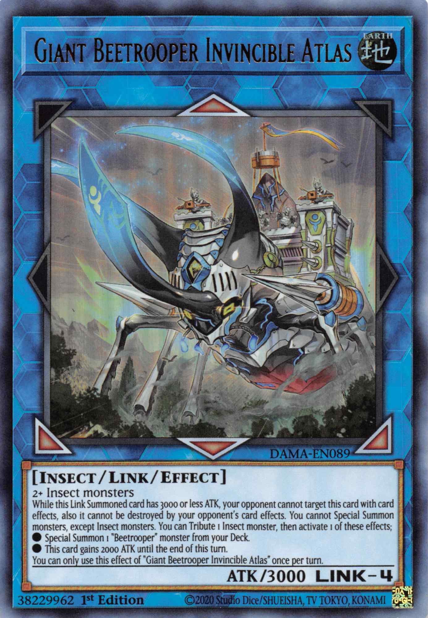 Giant Beetrooper Invicible Atlas [DAMA-EN089] Ultra Rare | Shuffle n Cut Hobbies & Games