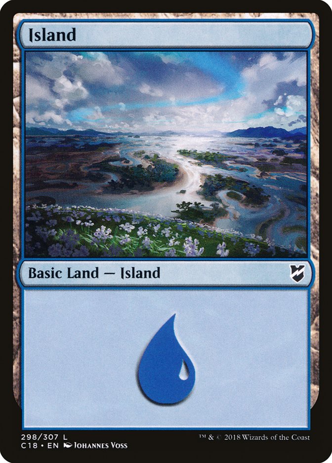 Island (298) [Commander 2018] | Shuffle n Cut Hobbies & Games