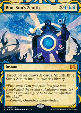 Blue Sun's Zenith (Foil Etched) [Strixhaven: School of Mages Mystical Archive] | Shuffle n Cut Hobbies & Games