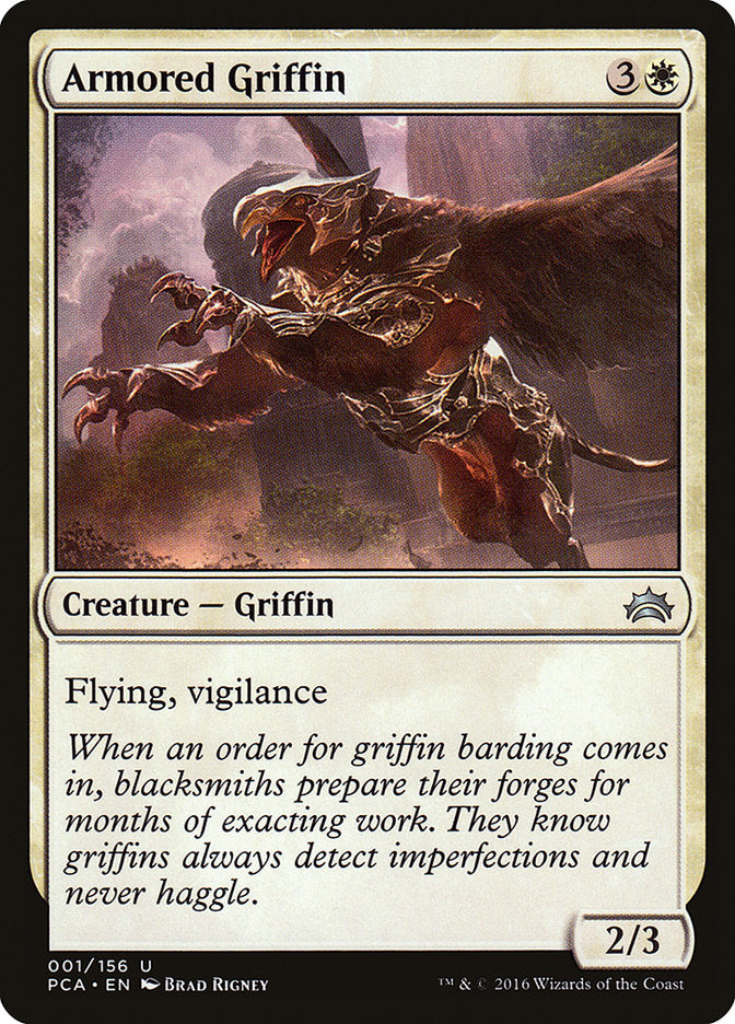 Armored Griffin [Planechase Anthology] | Shuffle n Cut Hobbies & Games