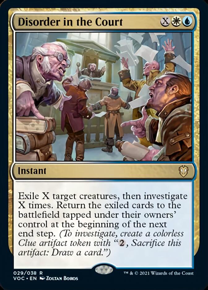 Disorder in the Court [Innistrad: Crimson Vow Commander] | Shuffle n Cut Hobbies & Games