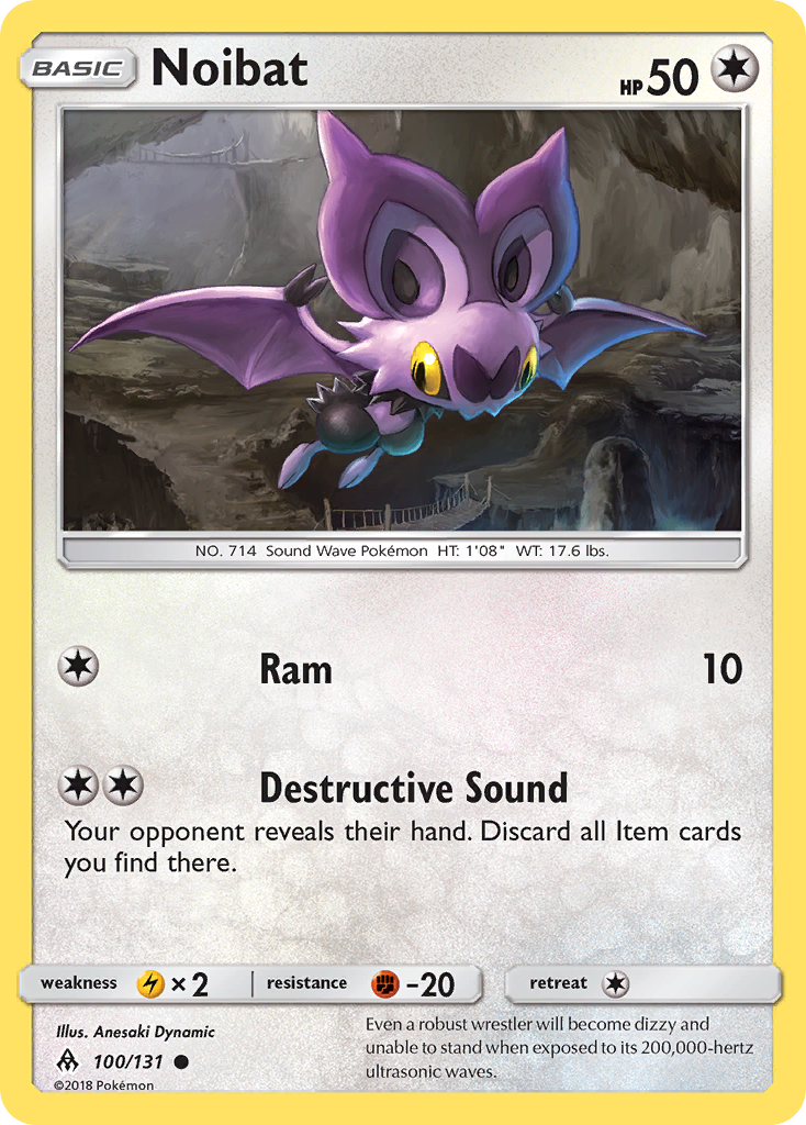 Noibat (100/131) [Sun & Moon: Forbidden Light] | Shuffle n Cut Hobbies & Games