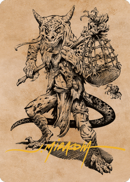 Taunting Kobold Art Card (Gold-Stamped Signature) [Commander Legends: Battle for Baldur's Gate Art Series] | Shuffle n Cut Hobbies & Games