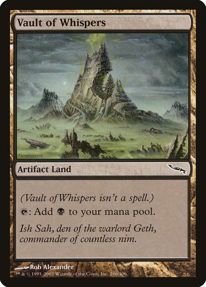 Vault of Whispers [Mirrodin] | Shuffle n Cut Hobbies & Games