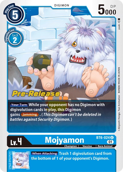 Mojyamon [BT6-024] [Double Diamond Pre-Release Cards] | Shuffle n Cut Hobbies & Games