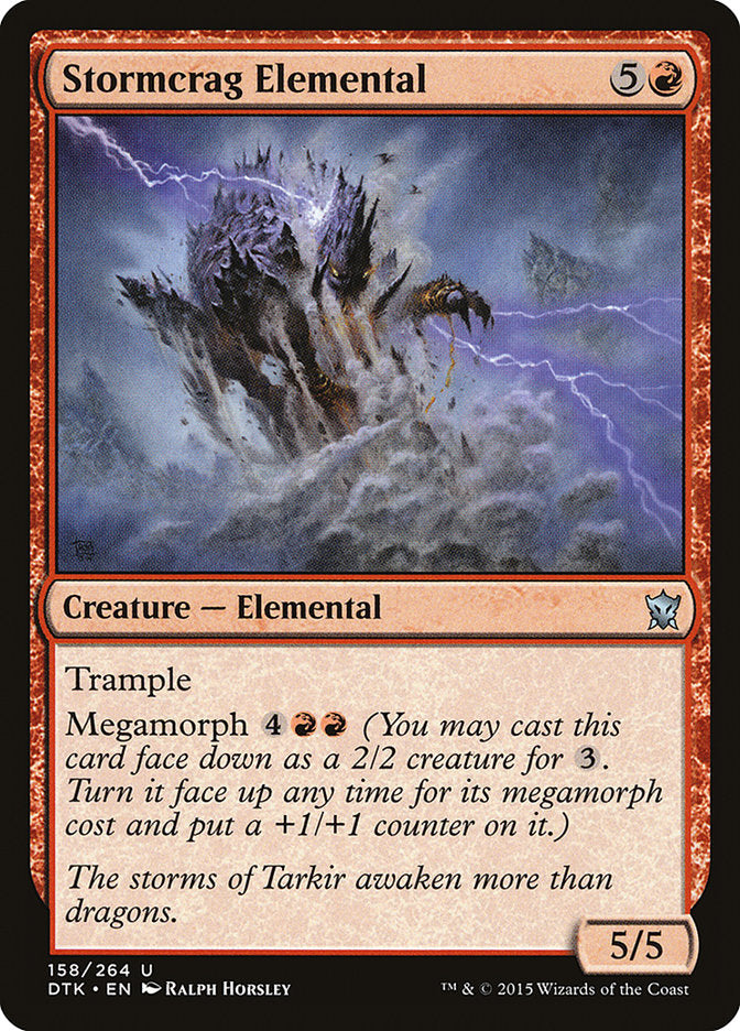 Stormcrag Elemental [Dragons of Tarkir] | Shuffle n Cut Hobbies & Games