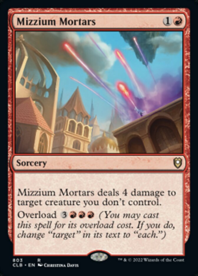 Mizzium Mortars [Commander Legends: Battle for Baldur's Gate] | Shuffle n Cut Hobbies & Games