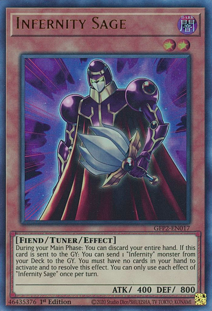 Infernity Sage [GFP2-EN017] Ultra Rare | Shuffle n Cut Hobbies & Games