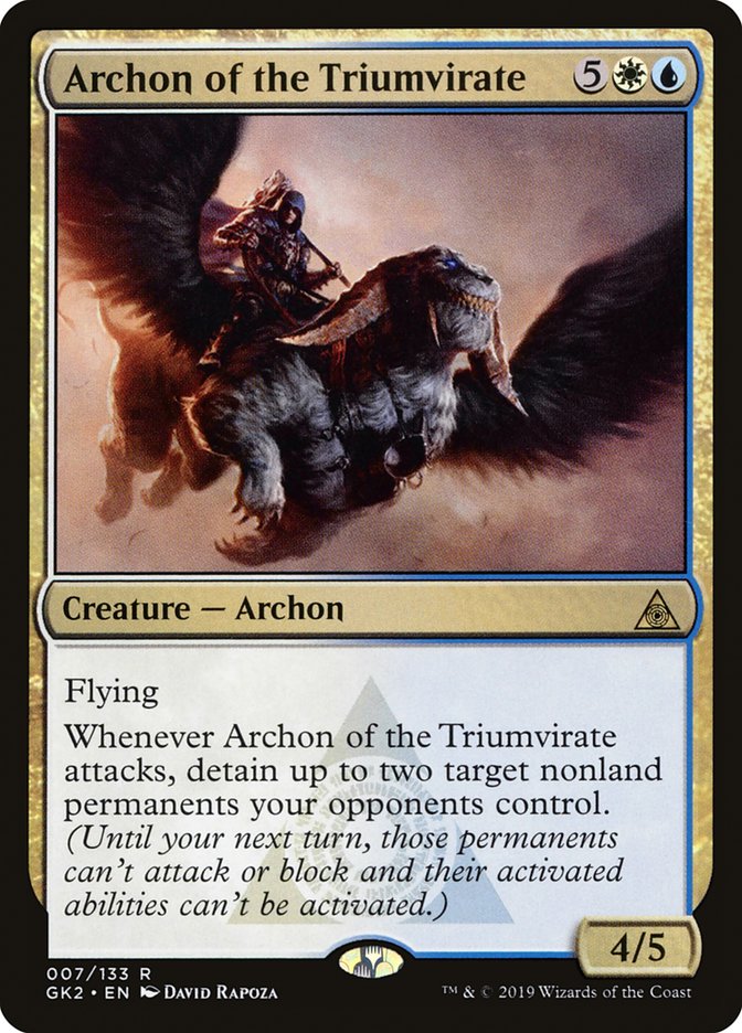 Archon of the Triumvirate [Ravnica Allegiance Guild Kit] | Shuffle n Cut Hobbies & Games