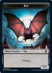 Blood // Bat Double-Sided Token [Innistrad: Crimson Vow Commander Tokens] | Shuffle n Cut Hobbies & Games