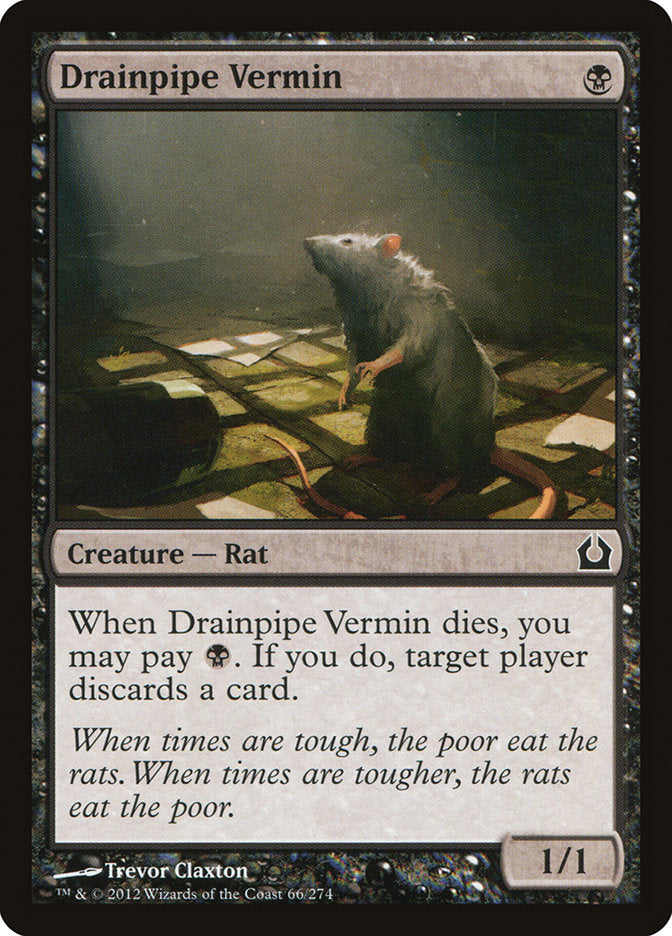 Drainpipe Vermin [Return to Ravnica] | Shuffle n Cut Hobbies & Games