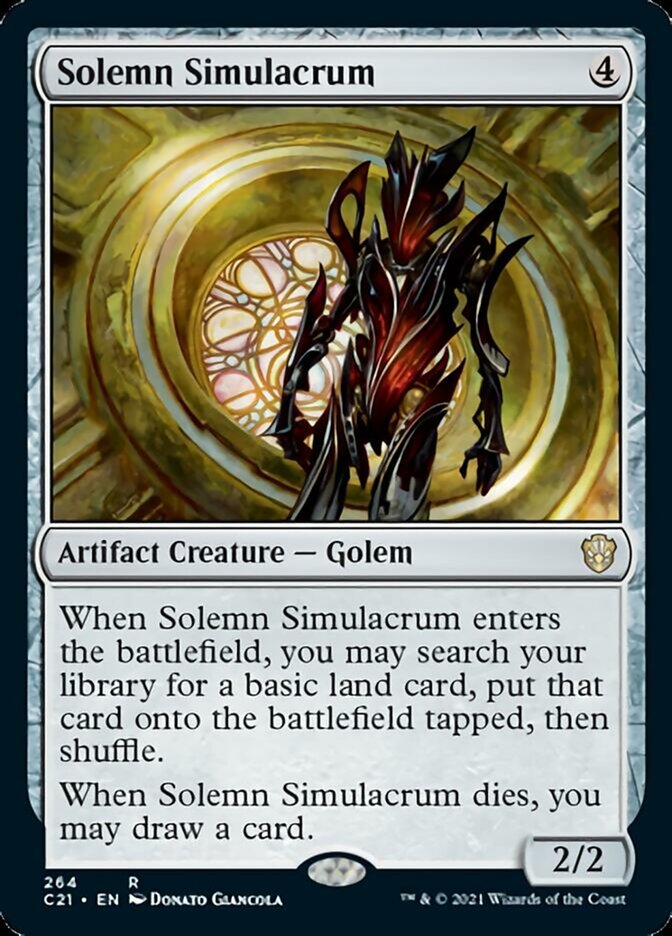 Solemn Simulacrum [Commander 2021] | Shuffle n Cut Hobbies & Games