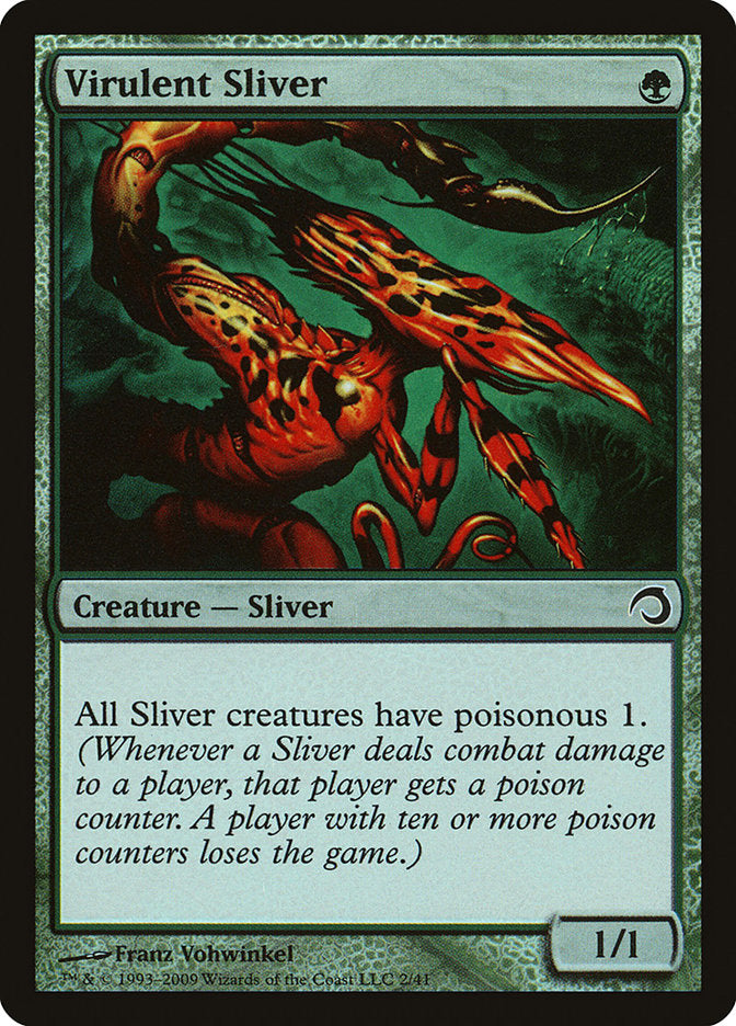 Virulent Sliver [Premium Deck Series: Slivers] | Shuffle n Cut Hobbies & Games