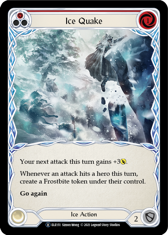 Ice Quake (Red) [U-ELE151] Unlimited Normal | Shuffle n Cut Hobbies & Games