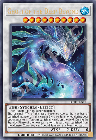 Ghoti Of The Deep Beyond [POTE-EN000] Secret Rare | Shuffle n Cut Hobbies & Games