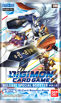 Digimon Card Game Release Special Booster Pack Ver.1.0 | Shuffle n Cut Hobbies & Games