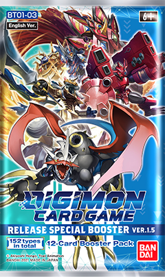 Digimon Card Game Release Special Booster Pack Ver.1.5 | Shuffle n Cut Hobbies & Games