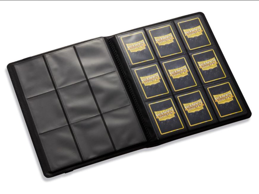 Dragon Shield Card Codex Portfolio 360 Black | Shuffle n Cut Hobbies & Games