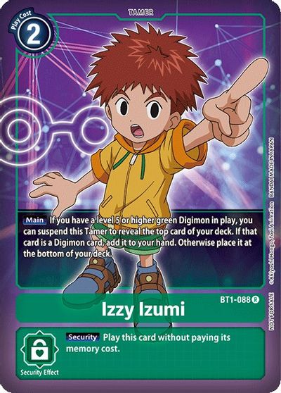 BT1-088: Izzy Izumi (Box Topper) | Shuffle n Cut Hobbies & Games