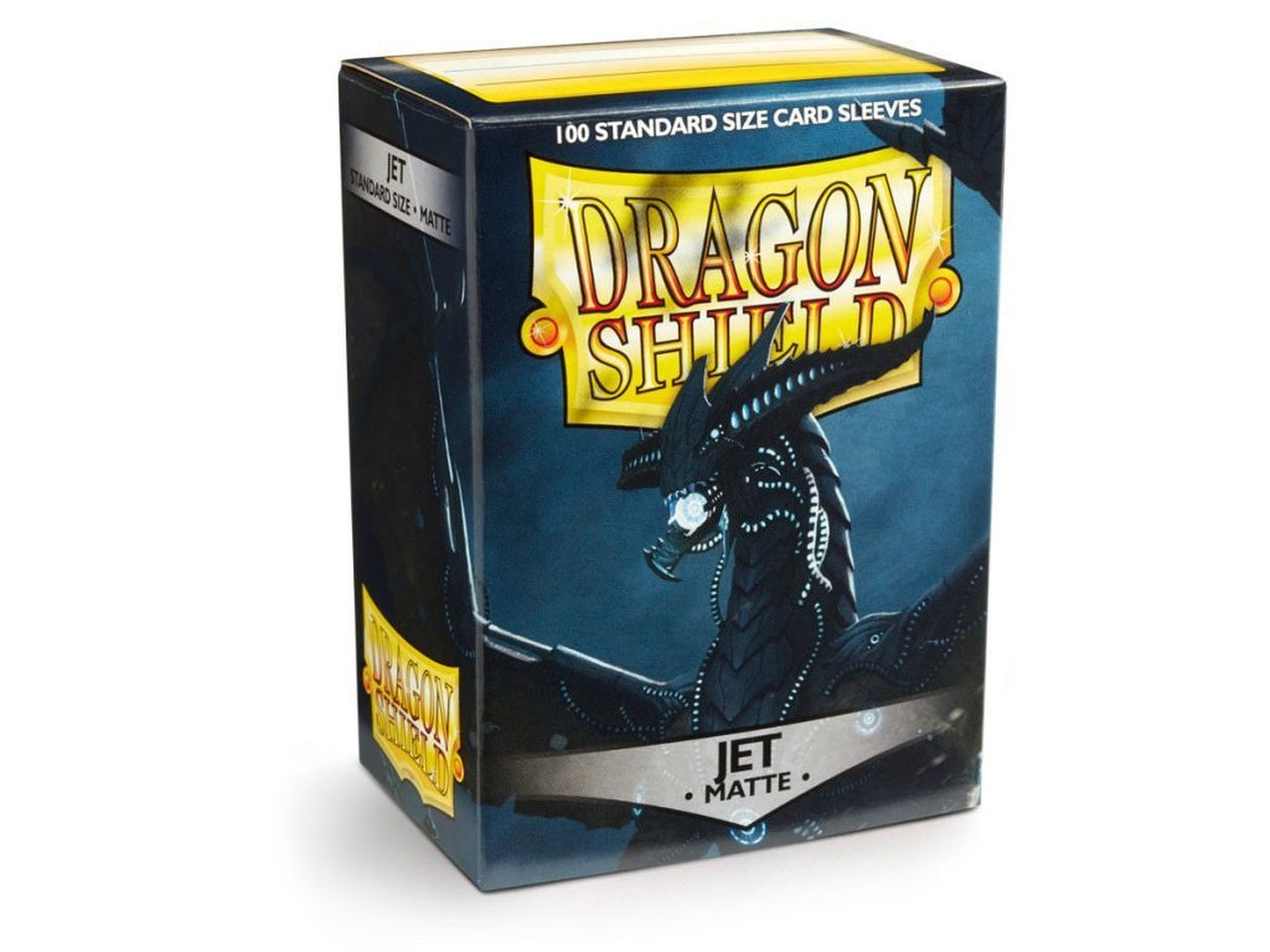 Dragon Shield 100ct MATTE standard Sleeves - Jet | Shuffle n Cut Hobbies & Games