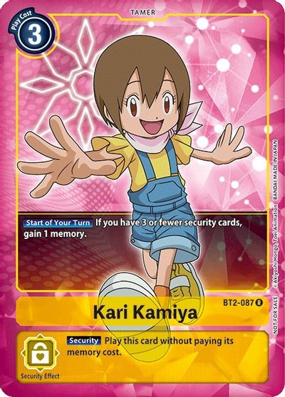 BT2-087: Kari Kamiya (Box Topper) | Shuffle n Cut Hobbies & Games