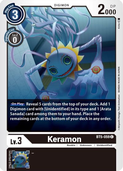 BT5-059: Keramon | Shuffle n Cut Hobbies & Games