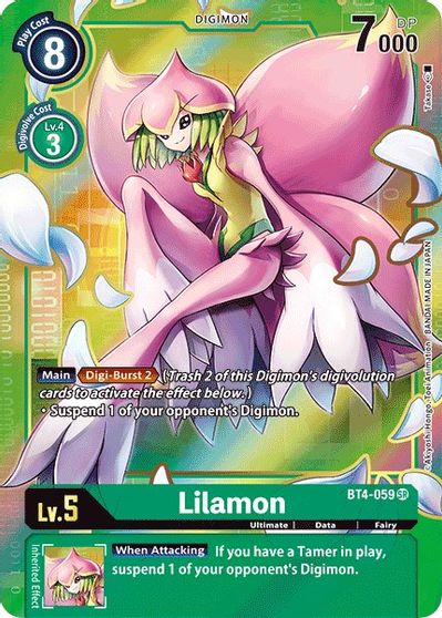 BT04: Lilamon (Alternate Art) | Shuffle n Cut Hobbies & Games