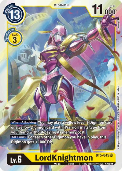 BT5-045: LordKnightmon | Shuffle n Cut Hobbies & Games