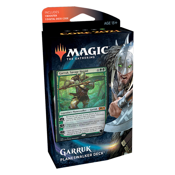 Core 2021 Planswalker Deck: Green | Shuffle n Cut Hobbies & Games
