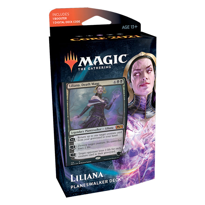 Core 2021 Planswalker Deck: Black | Shuffle n Cut Hobbies & Games