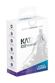 Ultimate Guard Katana Sleeves 100ct - White | Shuffle n Cut Hobbies & Games