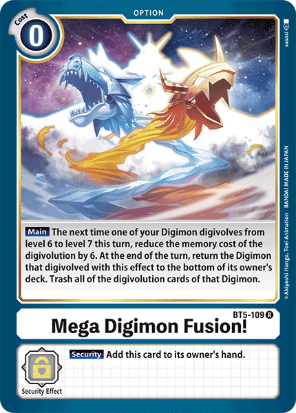 BT5-109: Mega Digimon Fusion! | Shuffle n Cut Hobbies & Games