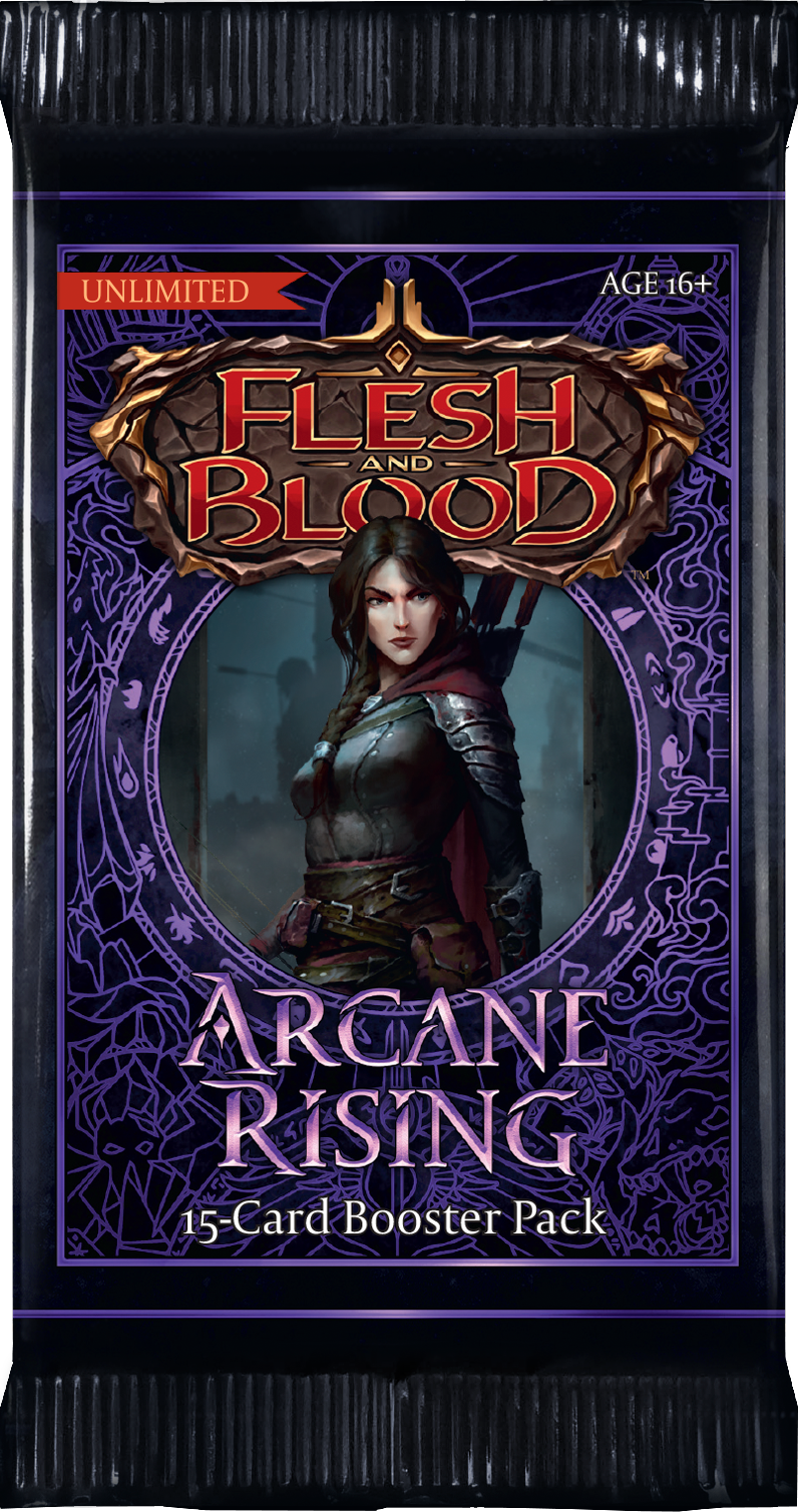 Flesh and Blood : Arcane Rising Booster Pack Unlimited | Shuffle n Cut Hobbies & Games