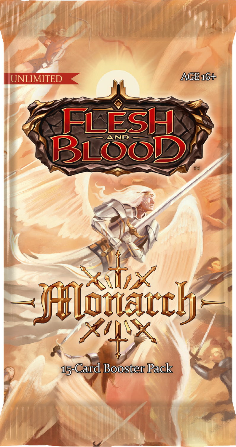 Flesh and Blood : Monarch Booster Pack Unlimited | Shuffle n Cut Hobbies & Games