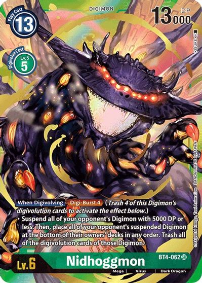 BT04: Nidhoggmon (Alternate Art) | Shuffle n Cut Hobbies & Games