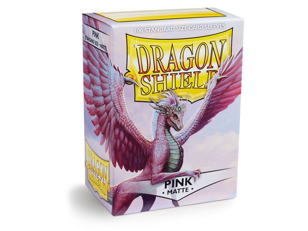 Dragon Shield 100ct MATTE standard Sleeves - Pink | Shuffle n Cut Hobbies & Games