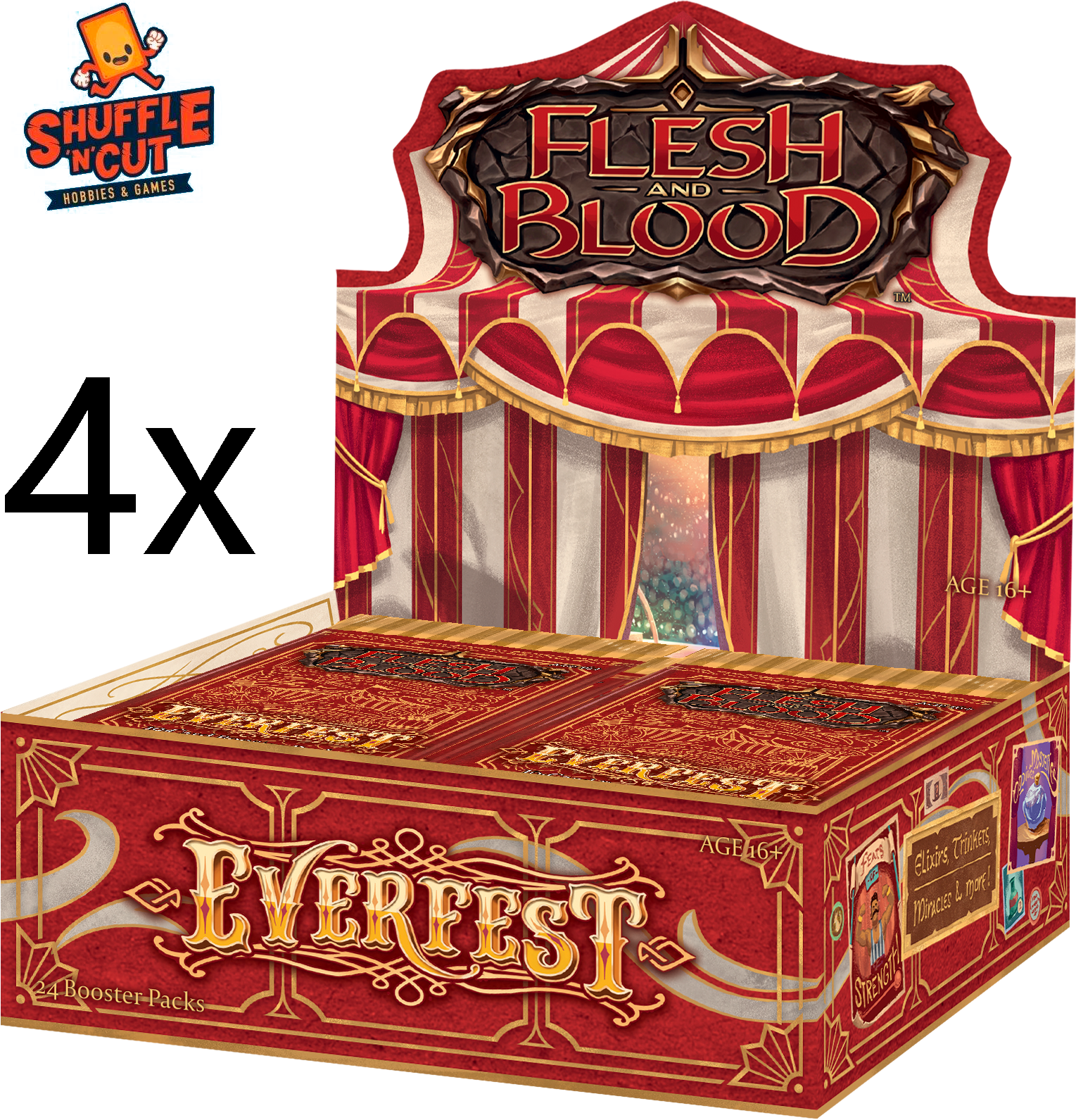 Flesh and Blood : Everfest Booster Case - First Edition | Shuffle n Cut Hobbies & Games