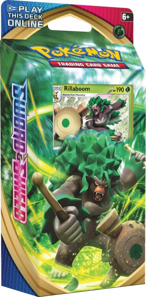 Pokemon TCG - Theme Deck: rillaboom | Shuffle n Cut Hobbies & Games