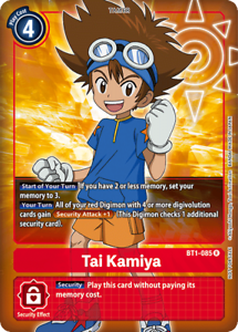 BT1-085: Tai Kamiya Alternate Art | Shuffle n Cut Hobbies & Games