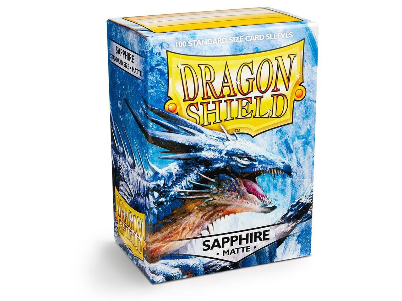 Dragon Shield 100ct MATTE standard Sleeves - Sapphire | Shuffle n Cut Hobbies & Games
