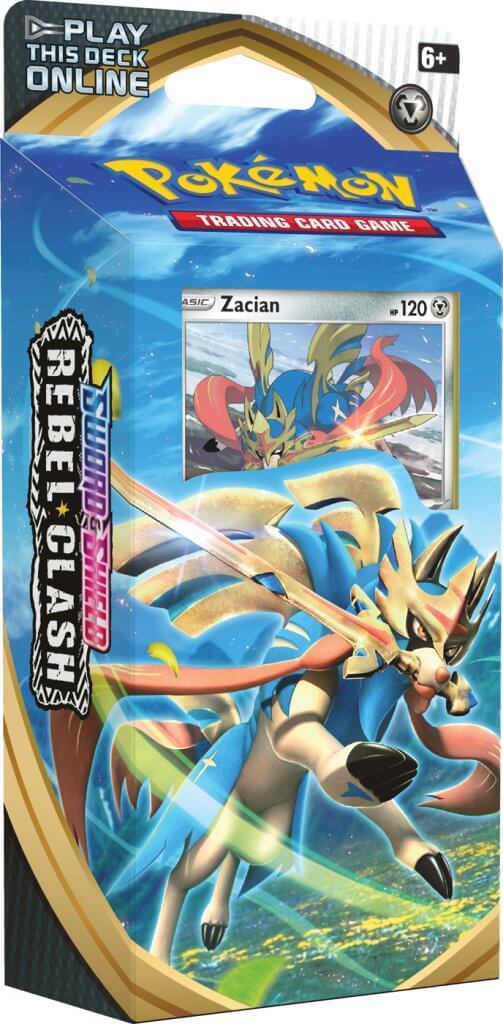 Pokemon TCG - Theme Deck: zacian | Shuffle n Cut Hobbies & Games